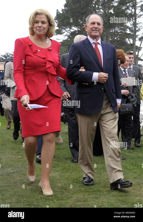 United States Team Captains Assistant Jay Haas Walks With His Wife