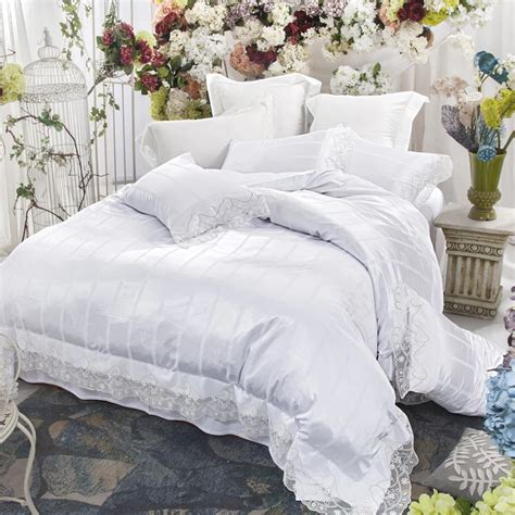 Buy Svetanya White Lace Princess Bedding Set Queen