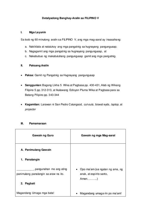 Solution Masusing Banghay Aralin Sa Araling Panlipunan 10 Ang Filipino