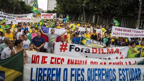Nearly A Million Brazilians March To Demand Presidents Ouster