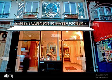 France Paris Old French Bakery Shop Front Boulangerie Patisserie