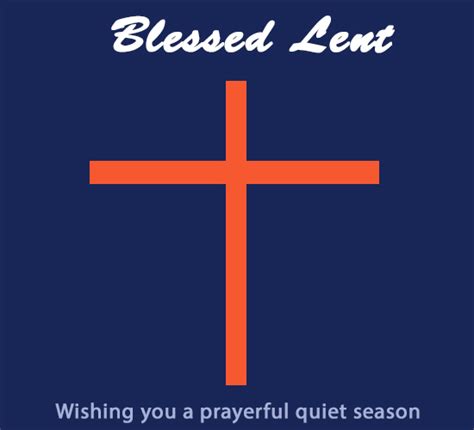 Blessed Lent Cross Free Lent Ecards Greeting Cards 123 Greetings