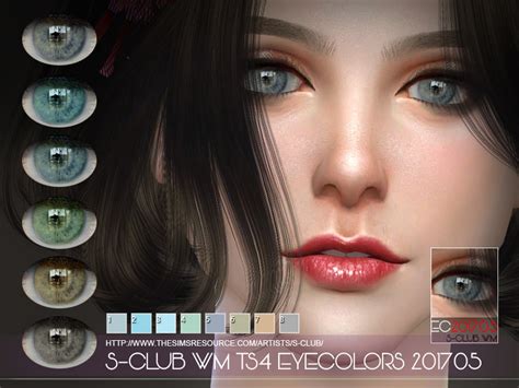 S Club Wm Ts4 Eyecolors 201705 The Sims 4 Catalog