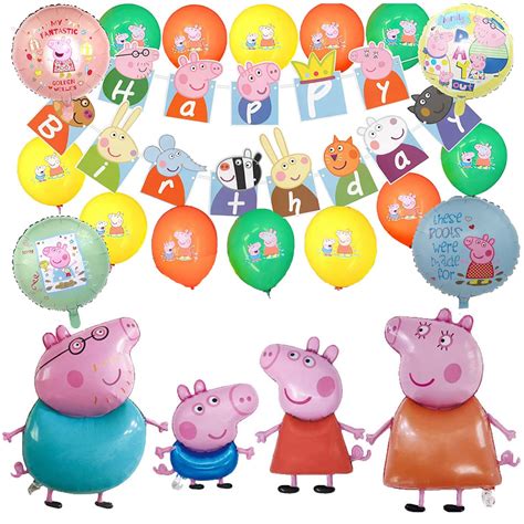 Buy 36pcs Peppa Pig Birthday Party Supplies Peppa Pig Birthday
