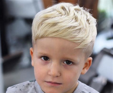 The curls provide that extra touch needed for this look. Best 34 Gorgeous Kids Boys Haircuts for 2019.