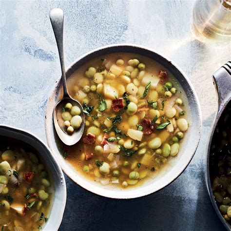 Maybe you would like to learn more about one of these? Spring Lima Bean Soup with Crispy Bacon Recipe - EatingWell