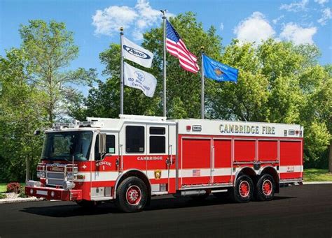 Cambridge Fire Department Rescue Vehicles Fire Trucks Emergency