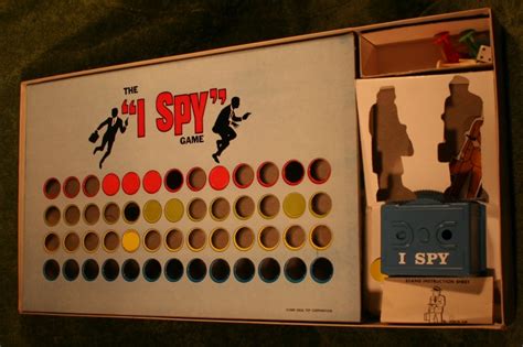 I Spy Board Game Ideal 1965 Little Storping Museum