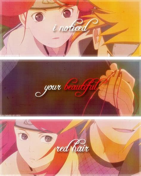 I Noticed Your Beautiful Red Hair Naruto Naruto Comic