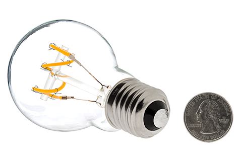 4w A19 Spiral Filament Led Light Bulb Carbon Filament Bulb Dimmable