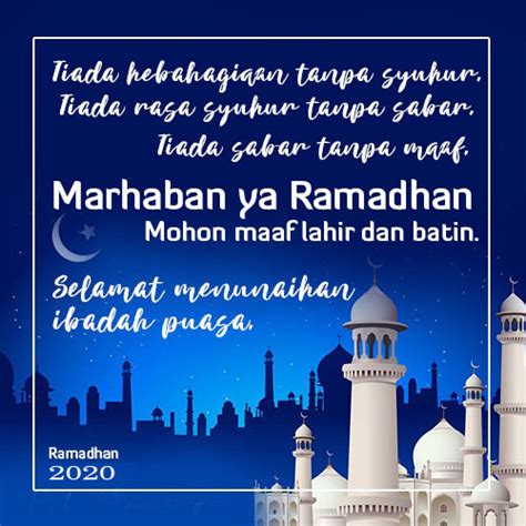 Selamat menjalankan ibadah puasa ramadhan. Kumpulan Gambar Ucapan Menyambut Bulan Puasa Ramadhan 2020 ...