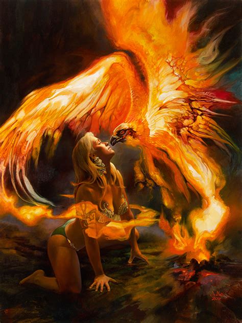 Thank you for contacting fantasia. Phoenix Flame - Boris Vallejo and Julie Bell