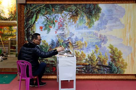 Dafen Oil Painting Village Shenzhen Travels In Asia