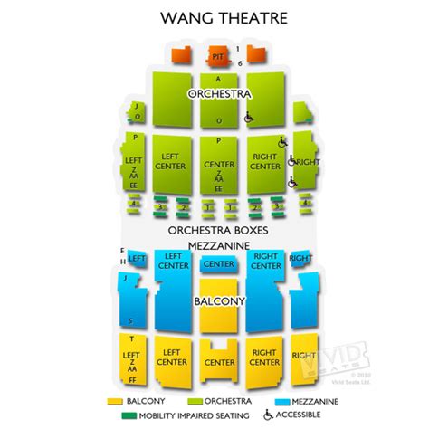 Wang Theatre Tickets Wang Theatre Seating Chart Vivid Seats