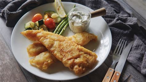 Beer Battered Fish And Chips With Tartare Sauce The Bakeanista