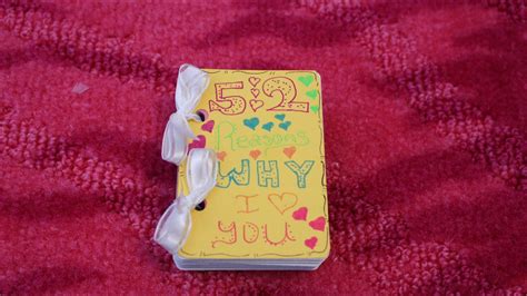 Diy 52 Reasons Why I Love You Deck Of Cards Youtube