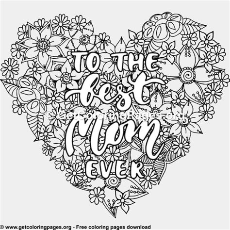 Mother – To the Best Mom Ever Coloring Pages – GetColoringPages.org