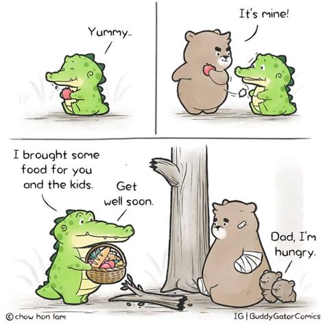 Artists Create These Cute Animal Comics To Spread Some Positivity 23