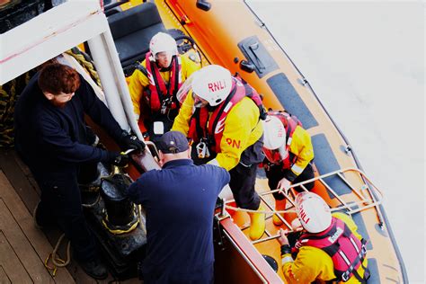 Rnli New Brighton Lifeboat Crew Take Part In Multi Agency Event For Schools Rnli