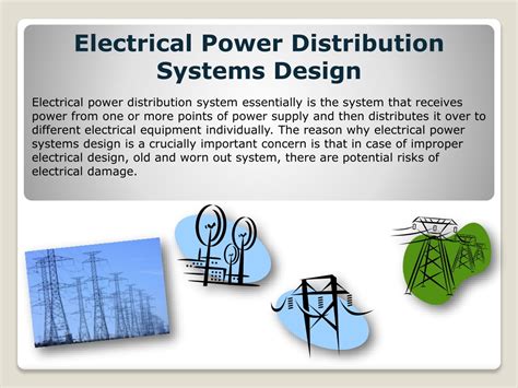 Ppt Electrical Power Distribution Systems Design Powerpoint