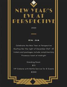 New Year's Eve at Perspective Rooftop, Bradenton & Sarasota FL - Dec 31, 2019 - 7:00 PM