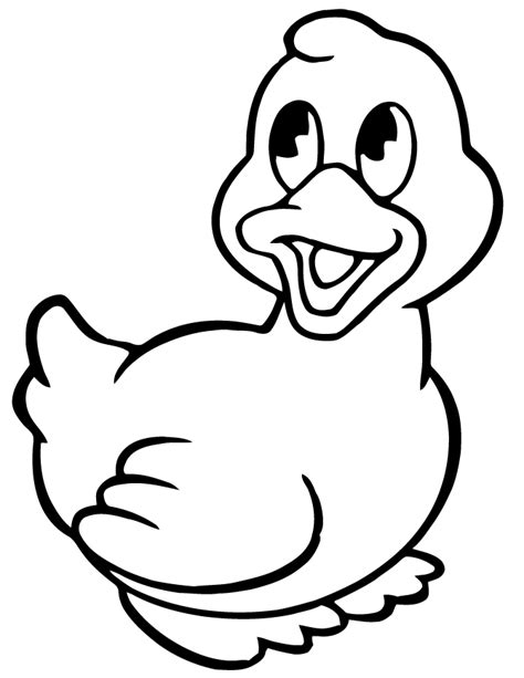 Duck Clipart Black And White Clipart Best