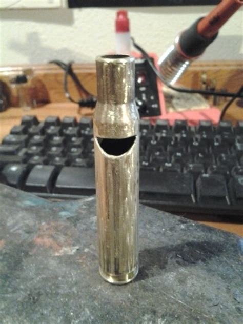 Make A Whistle From Spent Shell Casings Bullet Casing Crafts Shell