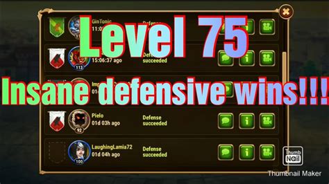 Hero Wars Mobile Insane Level 75 Defensive Winsroad To Lvl 120