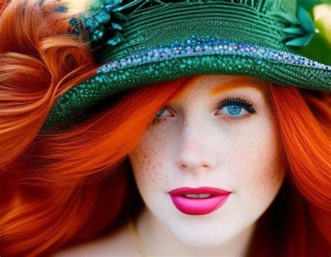 Beautifuil Voluptuous Blushing Freckled Ginger Redheaded Goddess In