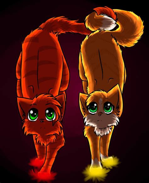 I'm made this on framecast, and it shows firestar and sandstorm.✨. Firestar And Sandstorm by fuzzyfire932 on deviantART ...