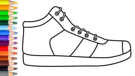 How To Draw Shoe Easy Step By Step Learn Drawing A Shoe Video Tutorial