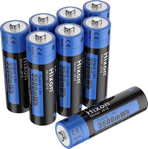 Hixon Batterie Aa 15 V Batterie Au Lithium Aa Rechargeable Sortie