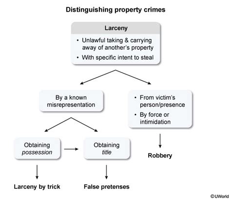 Criminal Law Distinguishing Between Larceny Related Crimes