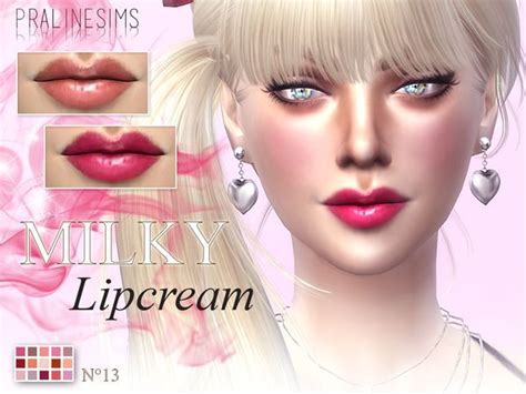 Pralinesims Milky Lip Cream Duo N13 Lip Cream Lips Queen Makeup