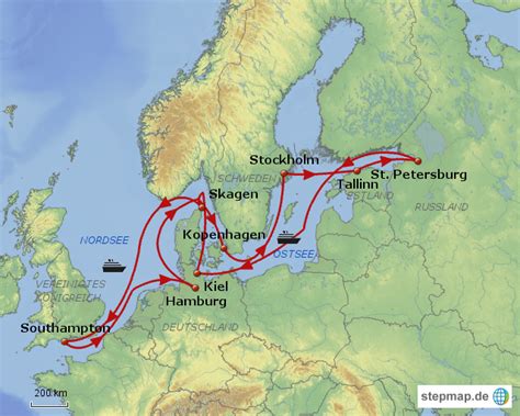 StepMap - NORDEN - Landkarte für Deutschland