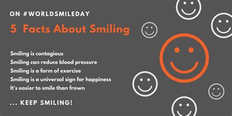 5 Facts About Smiling Worldsmileday World Smile Day Facts Quotes