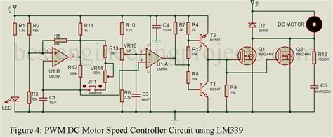 Pwm Dc Motor Speed Controller Circuit Engineering Projects