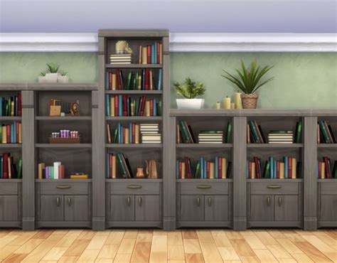 Mod The Sims Muse Shelf Add Ons By Plasticbox Sims 4 Downloads