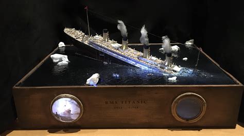 Titanic Sinking Diorama Scale Model Appetitecatering Mx