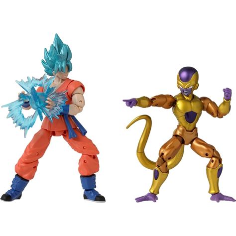 Figura Goku SSGSS Vs Golden Freezer Dragon Stars Battle Pack Bandai EntreFiguras