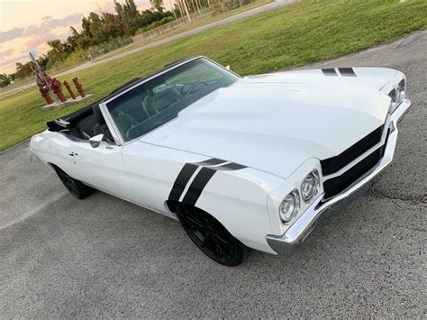 1970 Chevrolet Chevelle Convertible Pro Touring Restomod Like 454 Ss