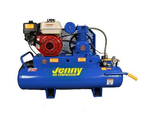 Jenny Compressors K5hga 15p 55 Hp 15 Gallon Tank Gas Powered Single
