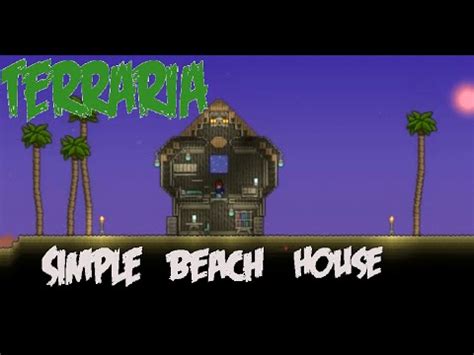 Terraria- Simple Beach House (Speed Build) 