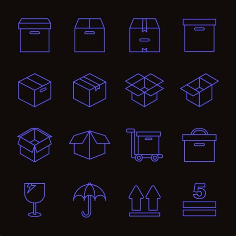 Free Box Packaging Vector Icons Ai