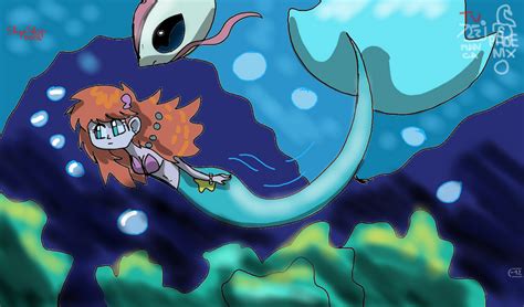 Mermaid Misty And Milotic By Brouategalerie On Deviantart