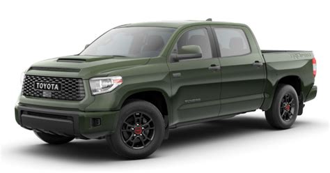 2020 Toyota Tundra Available Exterior And Interior Color Options