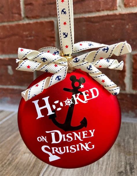 Disney Cruise Ornament Hooked On Disney Cruising Fish Etsy