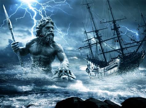 God Of The Sea Protector Of All Waters Poseidon Is The Brother Of