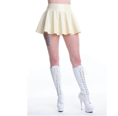Latex Skirt Latex Rubber Skater Mini Skirt Latex Clothing Uk London