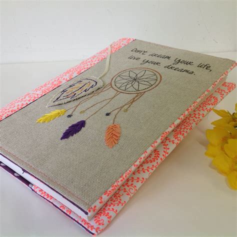 Book Cover With Dreamcatcher Bible Cover Cover For Journal Etsy